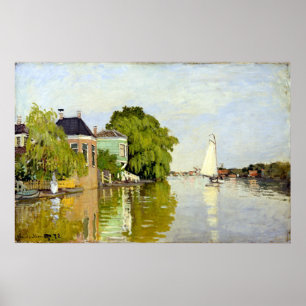 Claude Monet Houses on Achterzaan Poster