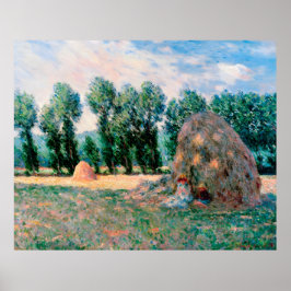 Claude Monet, Hystacks, 1890 Poster
