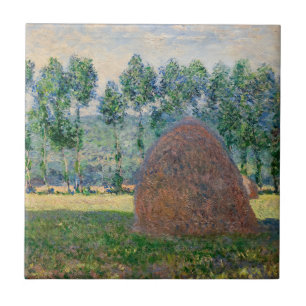 Claude Monet - Hystacks in der Nähe von Giverny Fliese