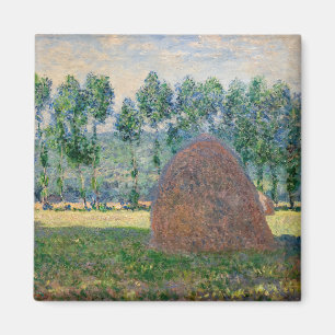 Claude Monet - Hystacks in der Nähe von Giverny Magnet