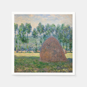 Claude Monet - Hystacks in der Nähe von Giverny Serviette