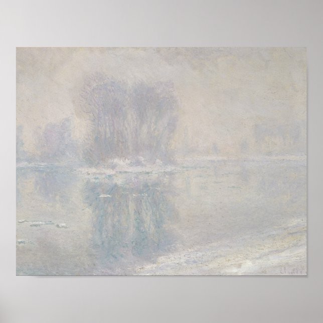 Claude Monet - Ice Floes Poster (Vorne)