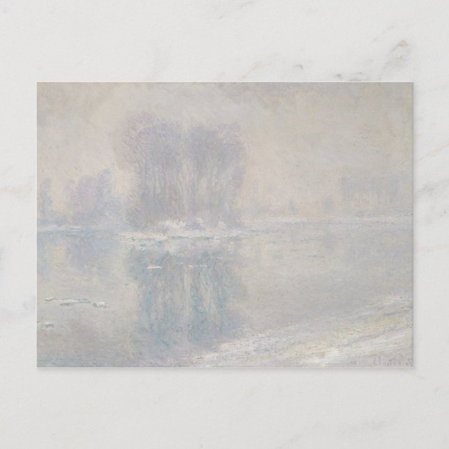 Claude Monet - Ice Floes Postkarte (Vorderseite)