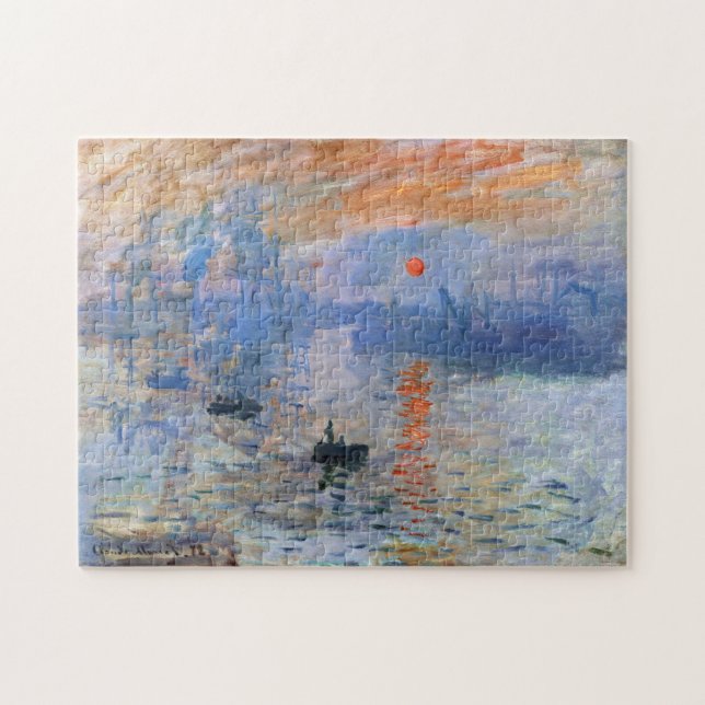 Claude Monet Impression soleil levant 1872 Hafen K Puzzle (Horizontal)