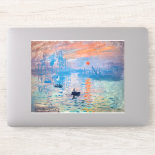 Claude Monet - Impression, Sonnenaufgang Aufkleber