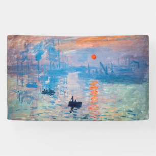 Claude Monet - Impression, Sonnenaufgang Banner
