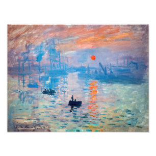 Claude Monet - Impression, Sonnenaufgang Fotodruck