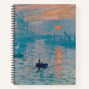 Claude Monet Impression Sonnenaufgang Französisch Notizbuch