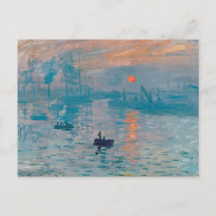 Claude Monet Impression Sonnenaufgang Französisch Postkarte