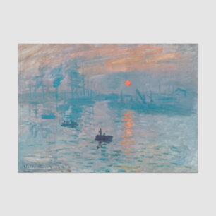 Claude Monet Impression Sunrise French Seidenpapier