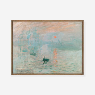 Claude Monet Impression Sunrise Malerei Art Print Poster
