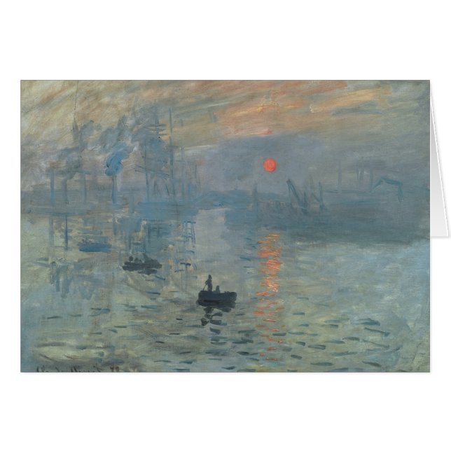 Claude Monet Impression Sunrise Soleil Levant (Vorderseite (Horizontal))