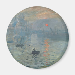 Claude Monet Impression Sunrise Soleil Levant Magnet