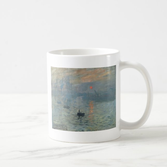 Claude Monet Impression Sunrise Soleil Levant Tasse (Rechts)