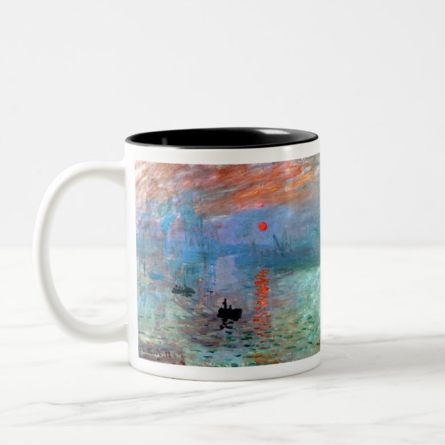 Claude Monet Impression Zweifarbige Tasse (Links)