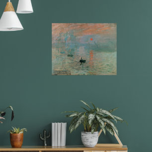 Claude Monet - Impressionismus, Sonnenaufgang, Poster