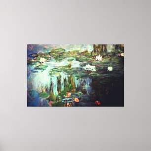 Claude Monet Impressionist Painting Water Lilies Leinwanddruck