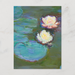 Claude Monet Impressionist Water Lilien Nympheas Feiertagspostkarte