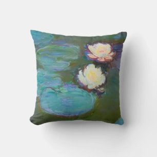 Claude Monet Impressionist Water Lilien Nympheas Kissen