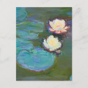 Claude Monet Impressionist Water Lilien Postcard Postkarte