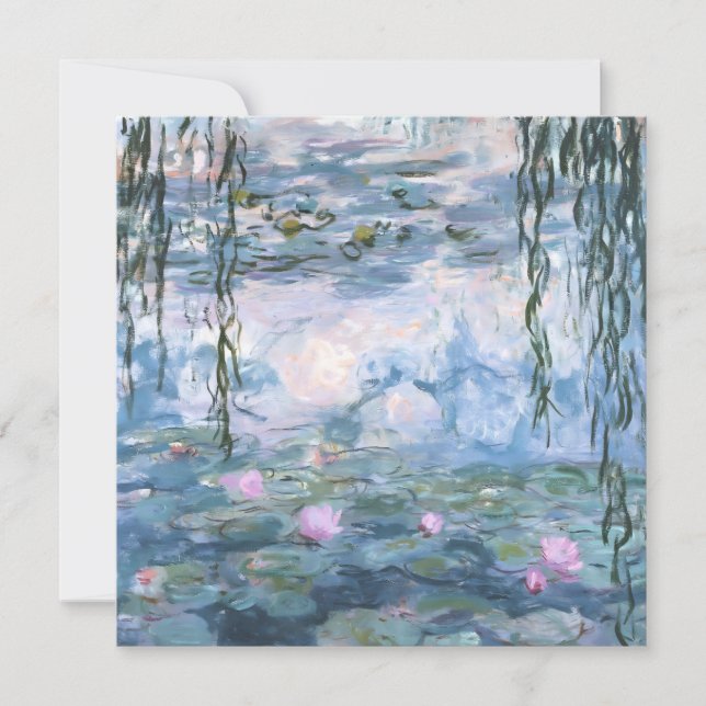 Claude Monet Impressionist Water Lillies Painting (Vorderseite)