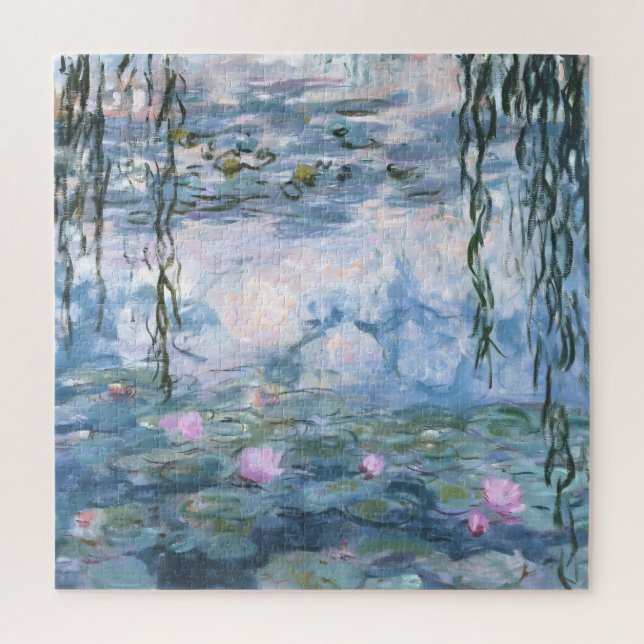Claude Monet Impressionist Water Lillies Painting Puzzle (Vertikal)