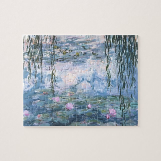 Claude Monet Impressionist Water Lillies Painting Puzzle (Horizontal)