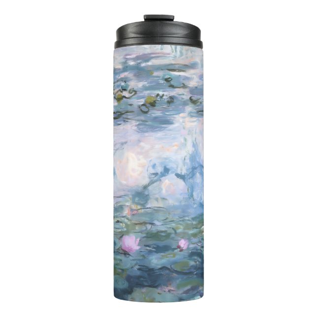 Claude Monet Impressionist Water Lillies Painting Thermosbecher (Vorderseite)