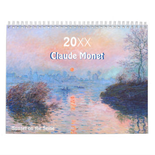 Claude Monet Impressionistische Flussgemälde Kalender