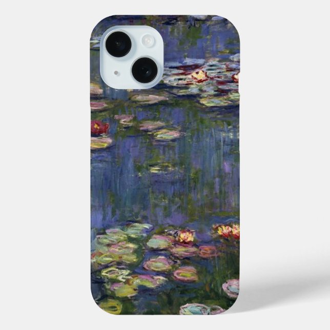 Claude Monet impressionistische Lilien des Wassers Case-Mate iPhone Hülle (Rückseite)