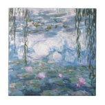 Claude Monet impressionistische Lilien des Wassers Fliese<br><div class="desc">Impressionistische Landschaftsmalerei von Claude Monet - Klassische Meisterwerke - Claude Monets beeindruckende Malserie - Claude Monet beeindruckende Lilien mit beeindruckendem Wasserbild</div>