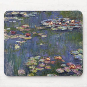 Claude Monet impressionistische Lilien des Wassers Mousepad