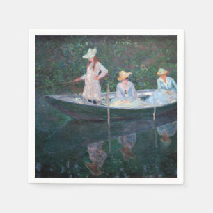Claude Monet - In dem norwegischen Boot Serviette