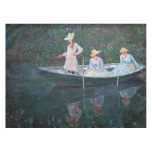 Claude Monet - In dem norwegischen Boot Tischdecke