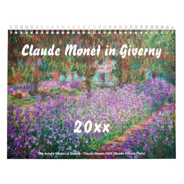Claude Monet in Giverny Kalender (Titelbild)