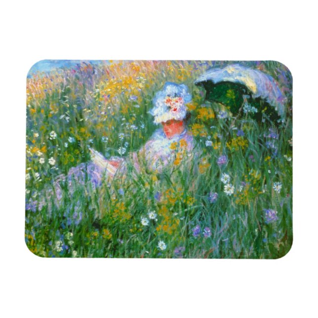 Claude Monet "In the Meadow" Magnet (Horizontal)
