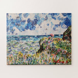Claude Monet inspiriert Cliff Walk bei Pourville Puzzle