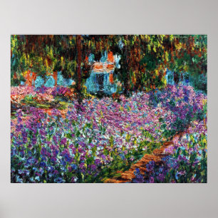 Claude Monet: Ire im Monet-Garten Poster