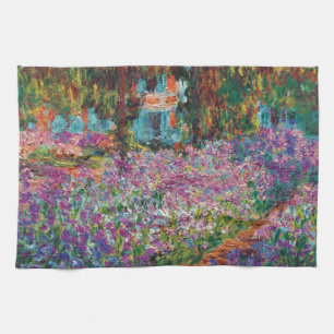 Claude Monet - Ire in Monets Garden Fine Art Handtuch