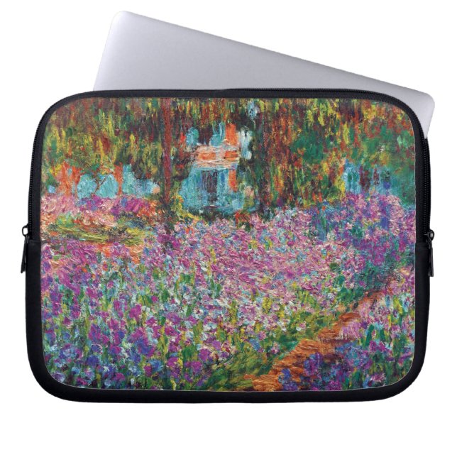 Claude Monet - Ire in Monets Garden Fine Art Laptopschutzhülle (Vorderseite)