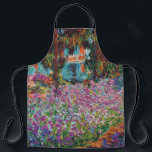 Claude Monet - Ire in Monets Garden Fine Art Schürze<br><div class="desc">Dieses Öl auf der Leinwand aus dem Jahr 1900 zeigt eine wunderschöne Ausstellung von Blume und Weiden im Garten von Monet. Im Gegensatz zu ähnlichen Läden, bietet Art Lover's Cafe klassische, hochauflösende Kunstwerke, die sorgfältig restauriert, farblich ausgewogen und retuschiert wurden, um Flecken und Artefakte zu entfernen, die in den meisten...</div>
