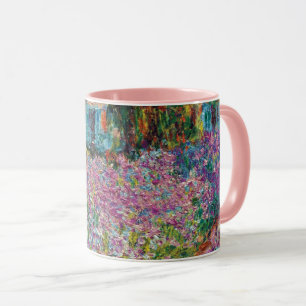 Claude Monet - Ire in Monets Garden Fine Art Tasse