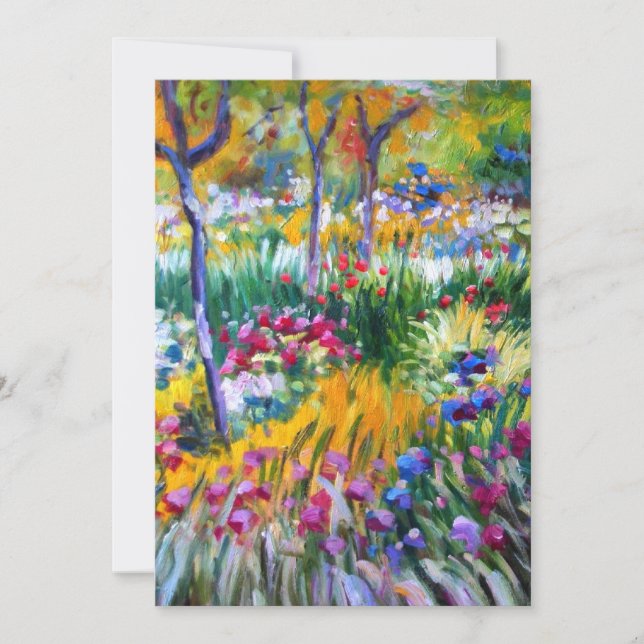 Claude Monet: Iris Garden von Giverny (Vorderseite)