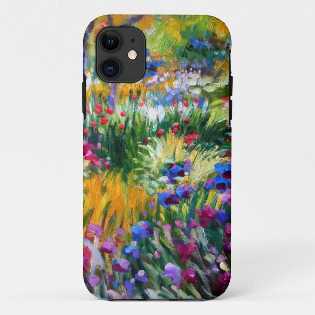 Claude Monet: Iris Garden von Giverny Case-Mate iPhone Hülle (Rückseite)