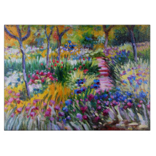 Claude Monet: Iris-Garten durch Giverny Schneidebrett