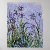 Claude Monet - Iris Mauves