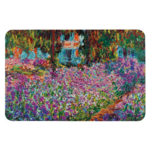 Claude Monet - Iris Monets in der Garten-schönen Magnet