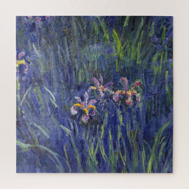 Claude Monet - Iris Puzzle (Vertikal)