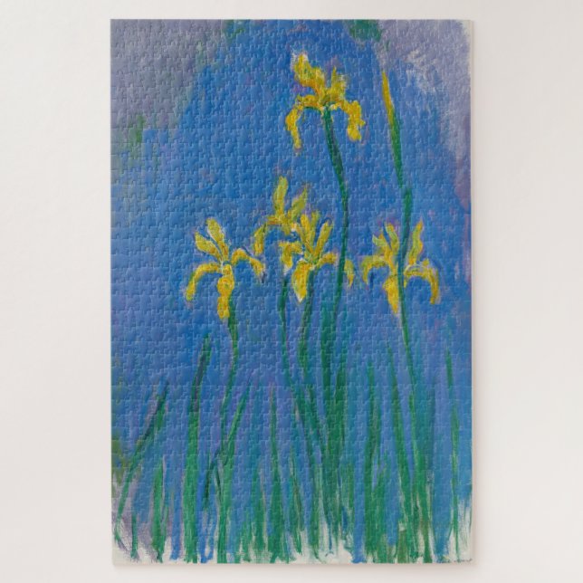Claude Monet Iris Puzzle – 1924–1925 (Vertikal)