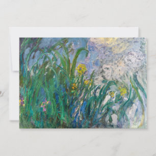 Claude Monet - Iris (Schwertlilie) Dankeskarte